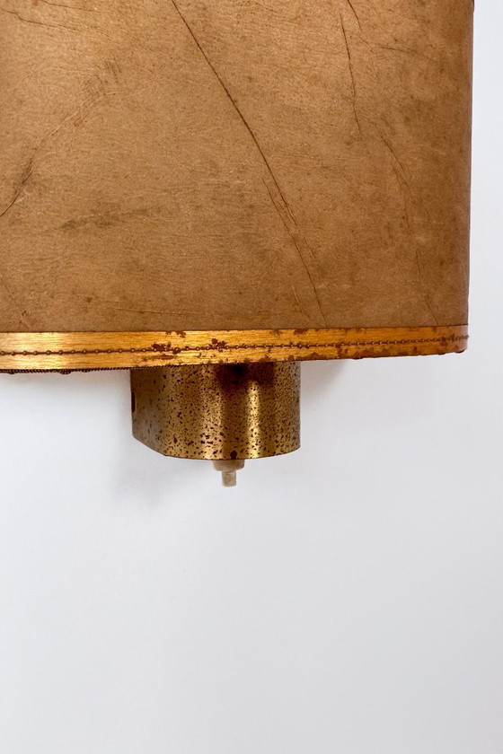 Vintage patinated brass Wall light, France, 1960, Gold, Design (photo 3 of 5)