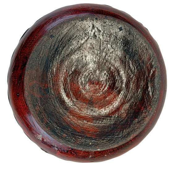 Antico contenitore per offerte Hsun-Ok birmano – Myanmar c. 1890–1920 – Oggetti decorativi, Legno, Vetro (photo 8 of 10)