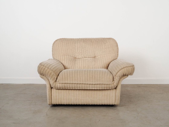 Image 1 of Fauteuil Soffio couleur crème, design italien, années 1970, fabriqué par Doimo