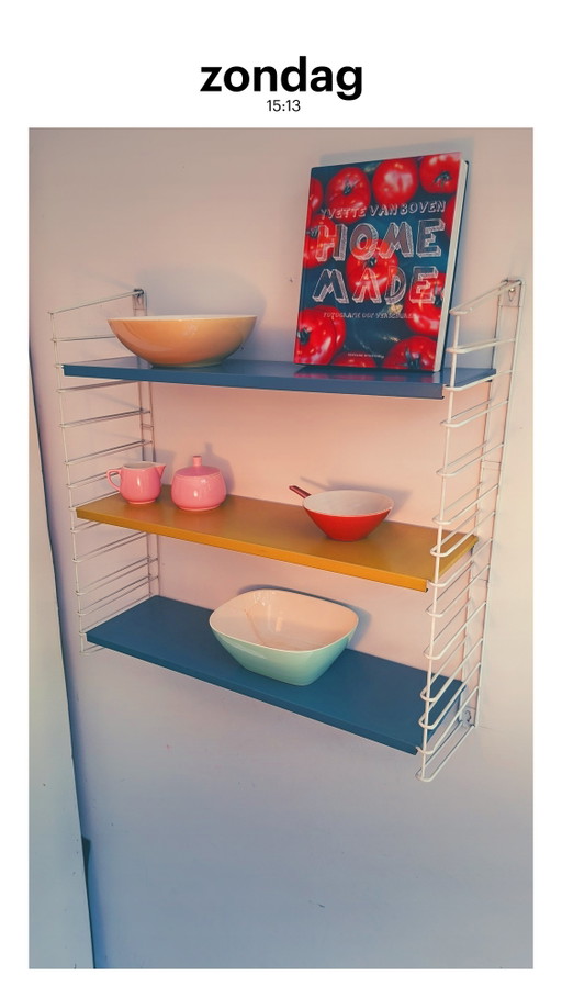 Tomado Shelving unit, Vintage Dutch Design, Sixties