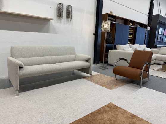 Leolux Felizia 2.5-Seater Sofa Grey Fabric – 2 seaters, Other (photo 2 of 6)