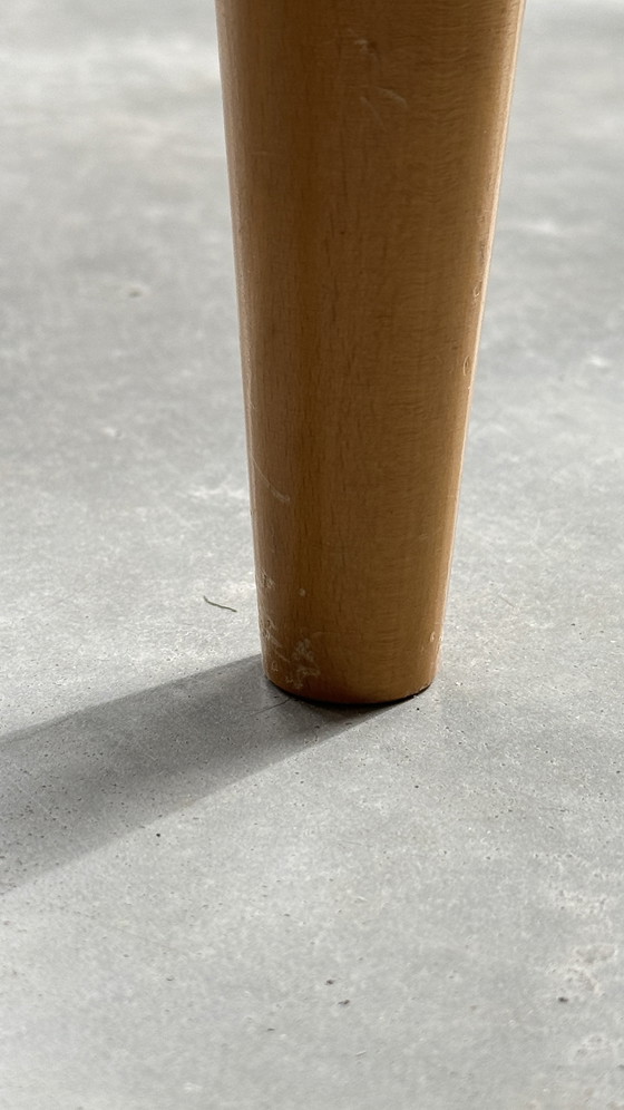 Image 1 of Tavolino da caffè vintage in vetro a forma di rene