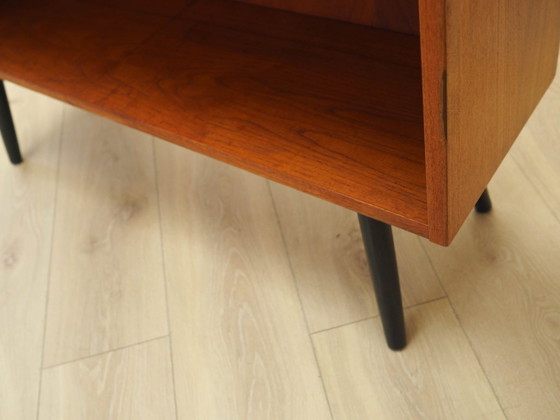 Image 1 of Teakholz-Bücherregal, dänisches Design, 1970er Jahre, hergestellt in Dänemark