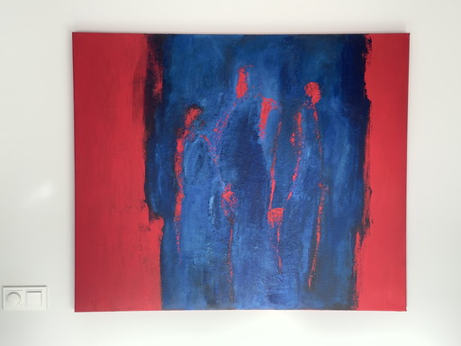 Peinture acrylique unique de José van der Varst