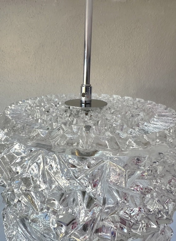 Suspension vintage Austrolux – Verre, Chrome (photo 10 of 15)
