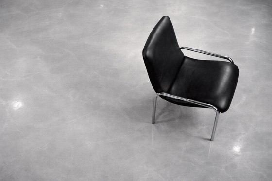 Image 1 of Vintage minimalistische chromen fauteuils van Thonet, jaren 70, set van 2