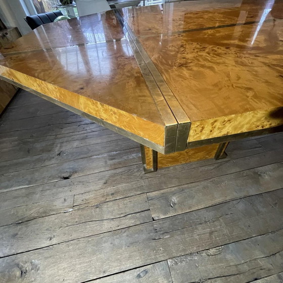 Table de salle à manger vintage Hollywood Regency par Jean-Claude Mahey, 1970 – Tables de salle à manger (photo 2 of 20)