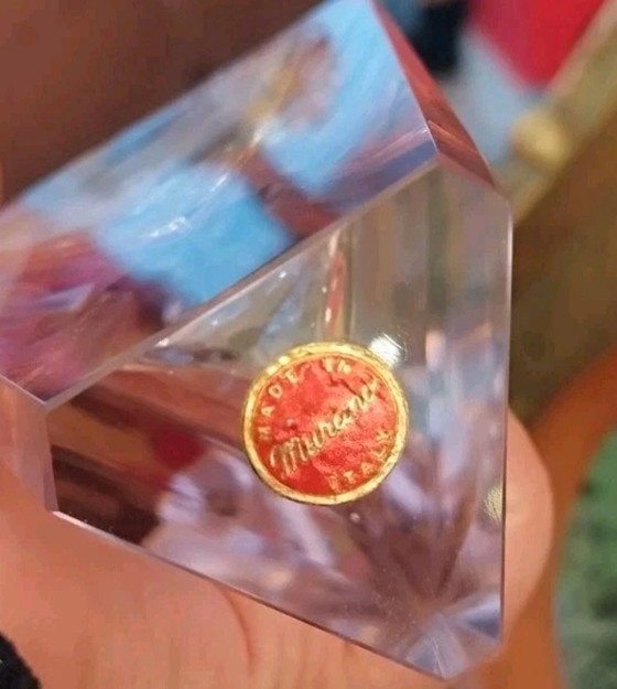 Image 1 of 1960s Murano submerged glass vase