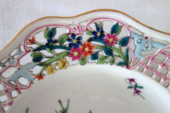 Image 1 of Rares Assiettes Décoratives Murales Porcelaine Herend, Hongrie Vers 1870