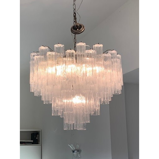 Murano Glass Sputnik Chandelier Venini Barovier Style