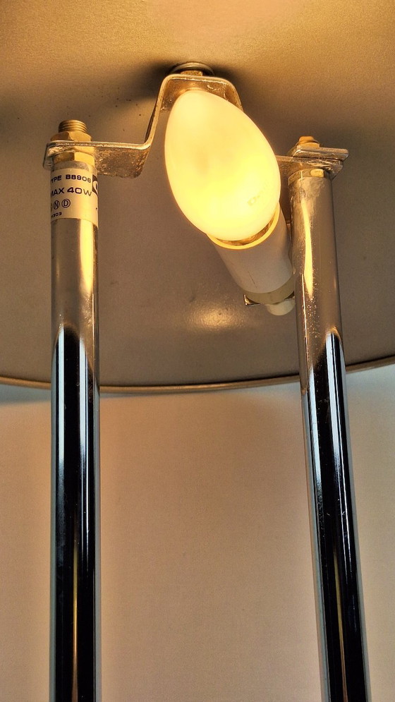 Image 1 of Robert Sonneman vintage chrome lamp