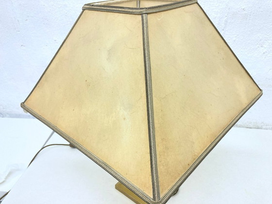 Image 1 of Lampada da tavolo di Kaiser Leuchten con base in ottone, stile Hollywood Regency anni '70/'80.