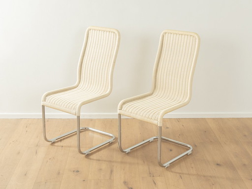 2x Tecta B25 Cantilever Chairs