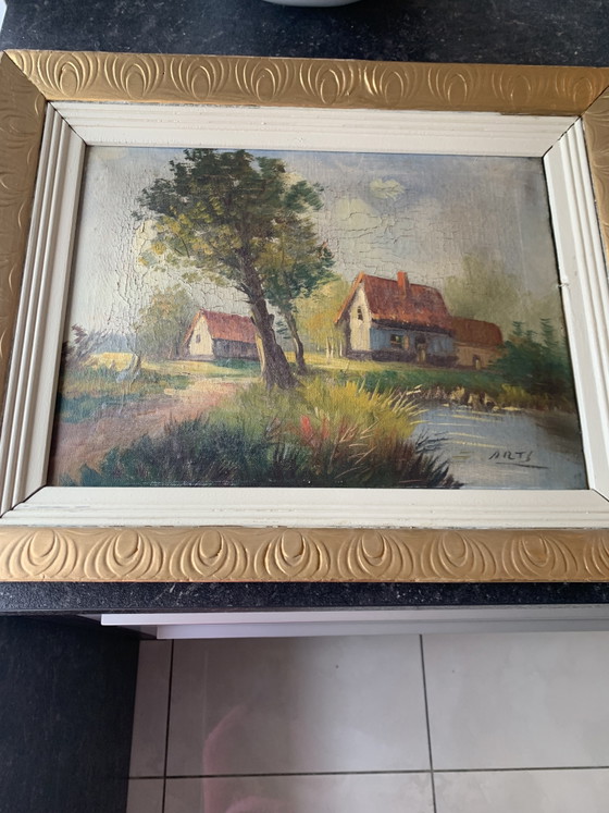 Painting – Arts, Paintings & Drawings, Wood, Canvas (photo 2 of 12)