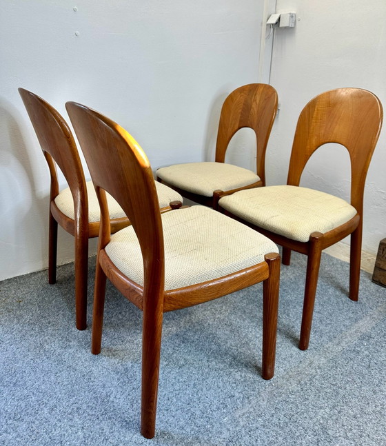 Sedie da pranzo in teak Danish Design Modello Ole / Morten N. Koefoed Hornslet, Koefoeds Hornslet Møbelfabrik (foto 2 di 15)