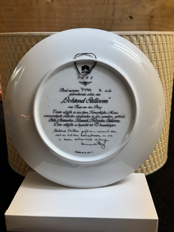 Image 1 of 🌷 “Ochtend Stilleven” | Koninklijke Mosa | Kees van den Berg | Klassiek Hollands Stilleven | Limited Edition | Nieuws