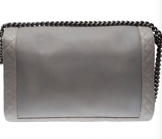 Image 1 of Sac CHANEL Boy en Cuir Gris - 101696