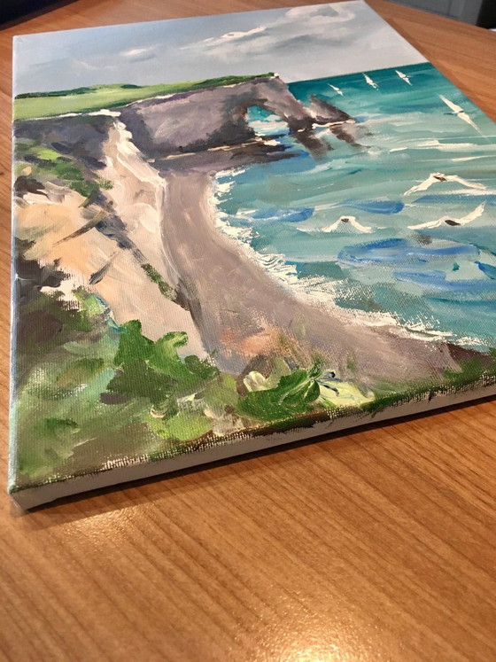 Image 1 of Philippe Laurent – ​​Ansicht von Étretat – Gemälde des Künstlers