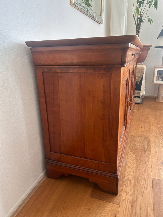 Buffet / Bahut français en bois de cerisier massif – Vaisseliers, Wood (photo 4 of 15)