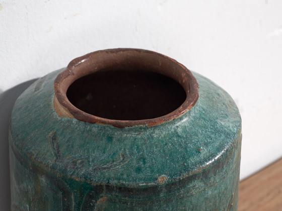 Antieke turquoise groene vaas (ca. 1820) #34 – Vazen, Ceramic (photo 16 of 40)