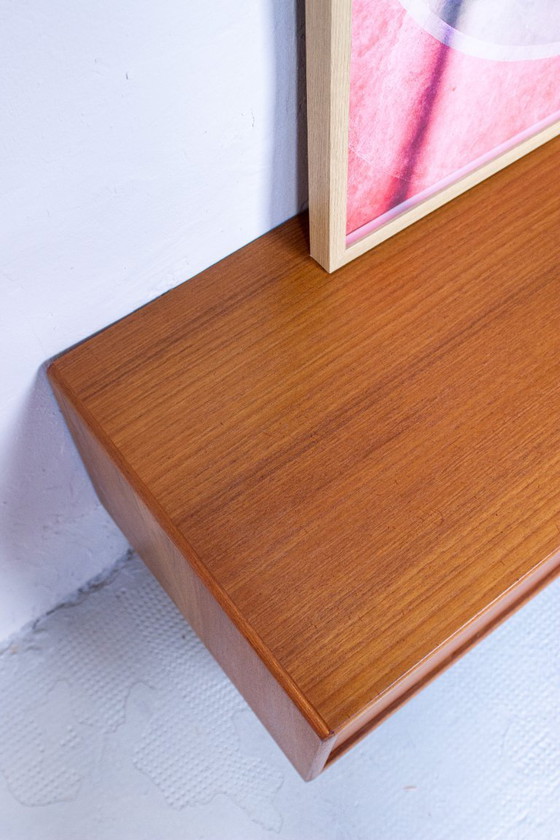 Image 1 of Vintage Teak Lowboard Sideboard Chest of Drawers Danish Mid-Century 1960s