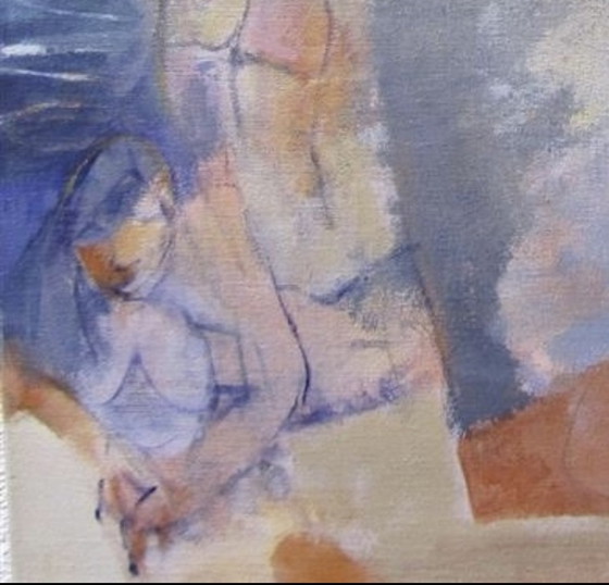 Image 1 of Michael Lasoff Schilderij op Canvas H130xB120