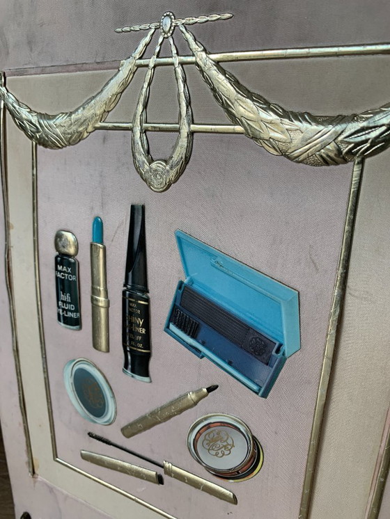 Image 1 of Cassettiera Max Factor Classic Vintage - Trucco occhi - Anni '80/'90