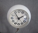 Retro desk clock with "goose neck", 1980s.