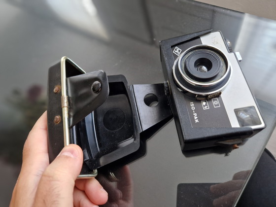 Image 1 of Appareil photo vintage Agfa ISO-PAK avec son étui d'origine – années 60/70