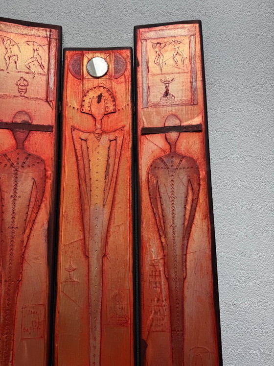 Image 1 of Triptychon des Künstlers Jan Noordhuis aus Noordwijk