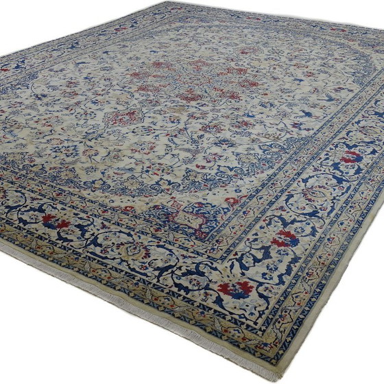 Image 1 of Tapis persan XXL Nain en soie - 495 x 337 cm - Noué à la main