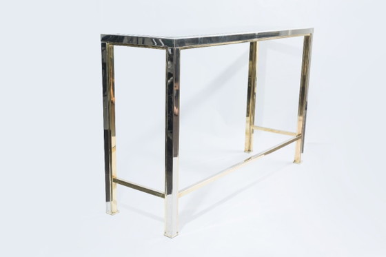 Image 1 of Midcentury console tafel Belgochrome stijl Romeo Ragga/ Willy Rizzo 1970