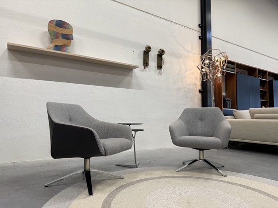 Image 1 of 2 De Sede 278 Drehstühle Living Leder grau