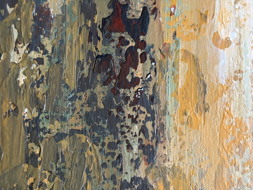 New Year's Day – semi-abstract landscape | modern impressionism | 60x60 cm