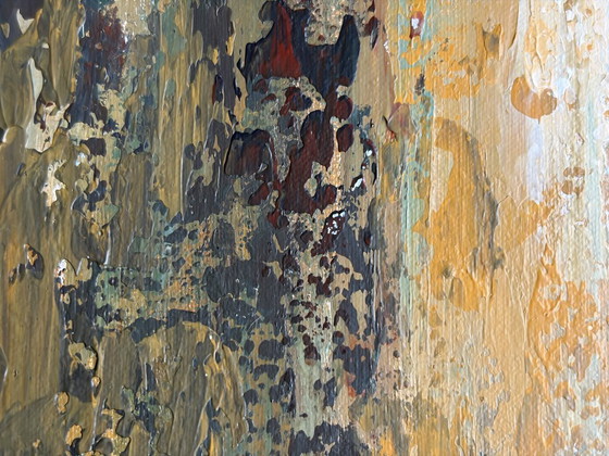 Image 1 of New Year's Day – semi-abstract landscape | modern impressionism | 60x60 cm