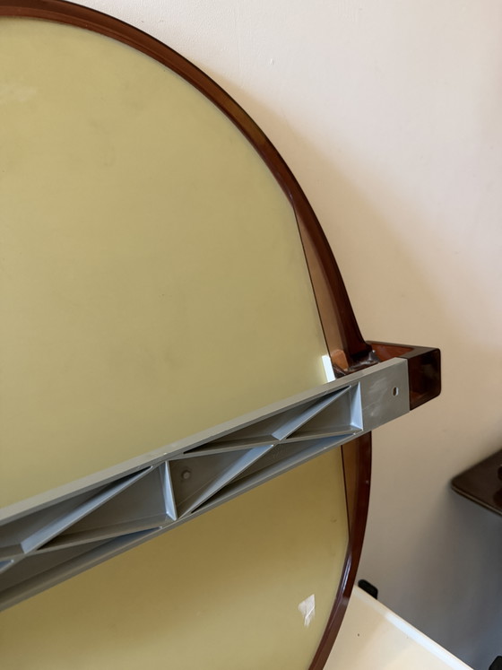 Specchio Ovale Mid Century – Glass, Plastic (photo 7 of 7)