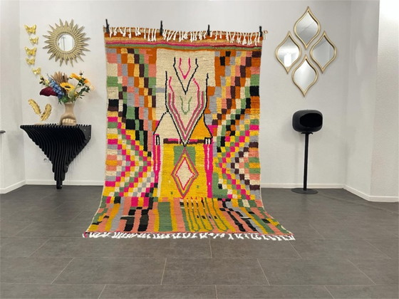 Image 1 of Alfombra marroquí colorida – Expresión cultural – 265 cm x 159 cm