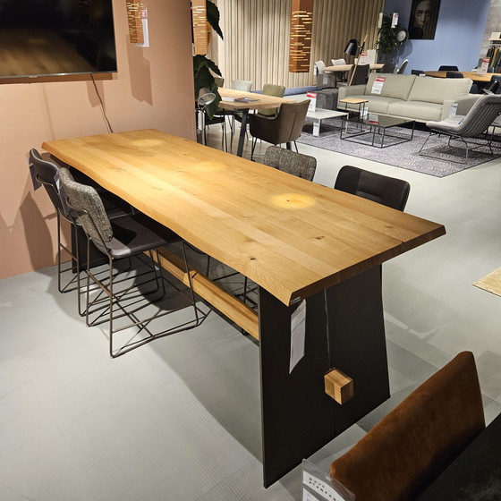 Image 1 of Bert Plantagie Amar bar table - 240x85 with Kiko bar stool (set of 4)