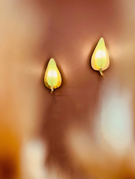 Unieke Barovier & Toso Italiaanse wandlampen