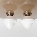 Set of 2 Art Deco Acorn lamps by GISO/Gispen, 1930s