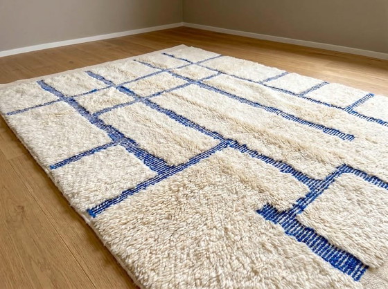 Alfombra bereber tradicional hecha a mano de 2/3 m – Aime Té, Wool (photo 3 of 7)