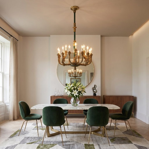 Chandelier in Gilded Bronze and Green Lacquered Metal 18 Bulbs, Italy Early 20th Century – kroonluchters (photo 2 of 18)