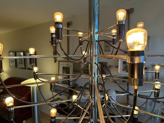 Image 1 of FLOS 2097/30 lampadario 30 luci cromo opaco