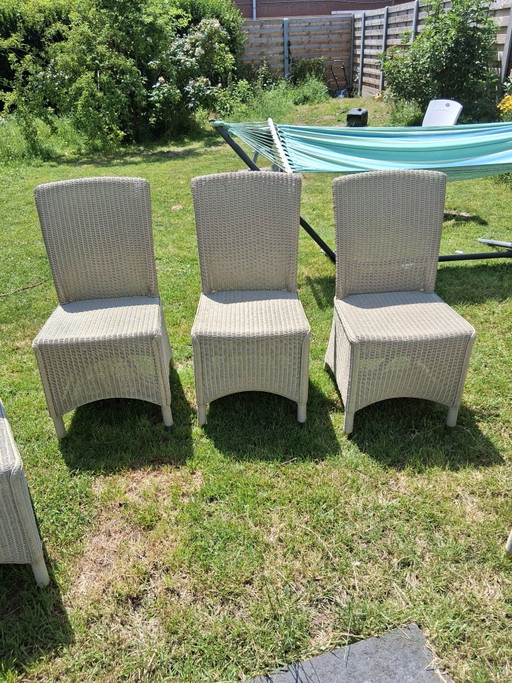 6 sedie in rattan di Vincent Sheppard Design