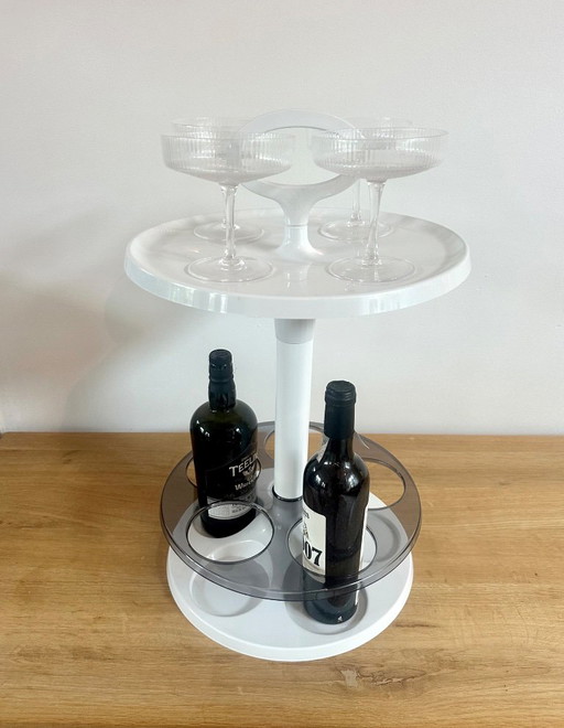 Bar caddy portátil, Space Age, Made in Holland FLAIR – serveerwagens, Plastic (photo 2 of 7)