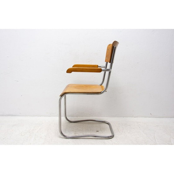 Image 1 of Vintage tubular desk chair by Mart Stam for Kovona, 1950s