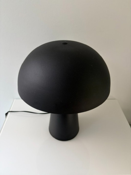 Moderne tafellamp zwart – mushroom lamp – mat aluminium – tafellampen, Metal (photo 2 of 15)