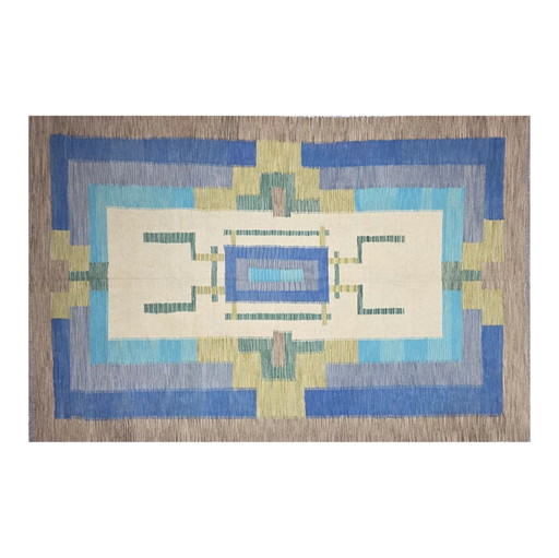 Teppich André Arbus d'après in Wolle auf Wolle handgewebt Art Deco 3m x 2m, 9.8 ft x 6.5 ft