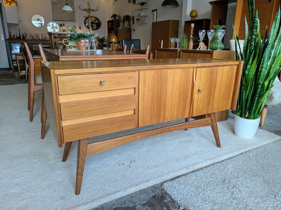 Image 1 of Vintage teakhouten lowboard, dressoir 