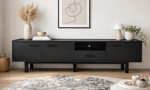 Modern oak TV cabinet, 190 cm, new
